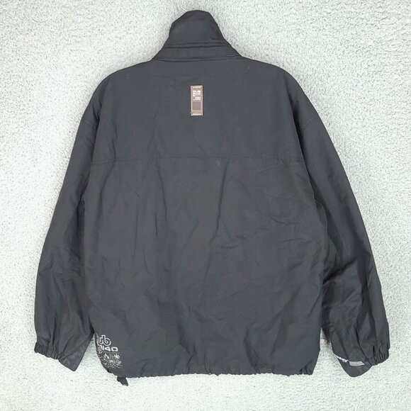 Dub Brand Jacket Mens Medium Black Full Zip Frequency Series Weathergear Nylon - Picture 2 of 15